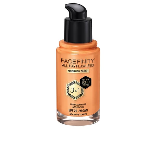 MAX FACTOR FACEFINITY ALL DAY FLAWLESS 3 IN 1 Foundation #N84-soft toffee 30 ml