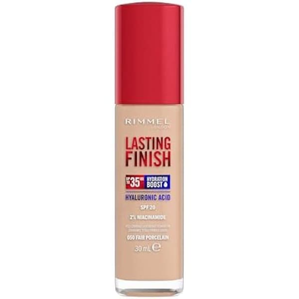 Foundation - RIMMEL - Rimmel London Lasting Finish - 35h hold - Vegan - Hög täckning
