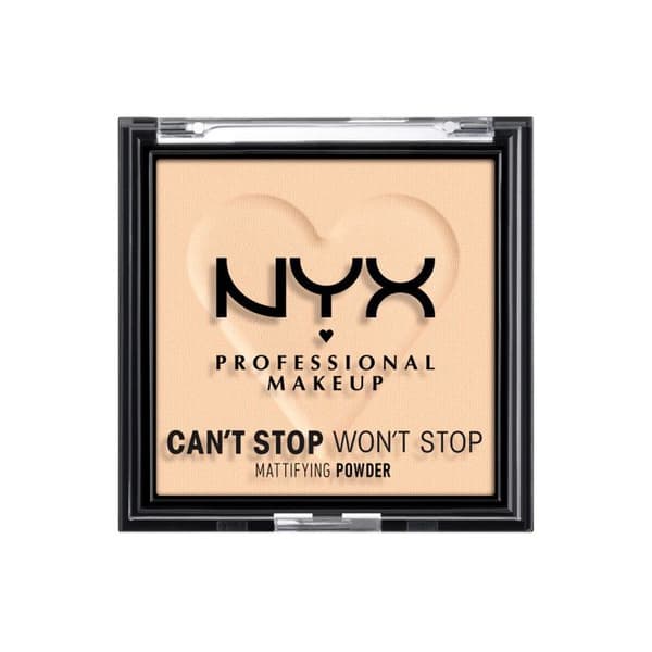 Mattifying Powder - NYX PROFESSIONAL MAKEUP - Can't Stop Won't Stop - Matt finish - Lätt nyans - Vegansk