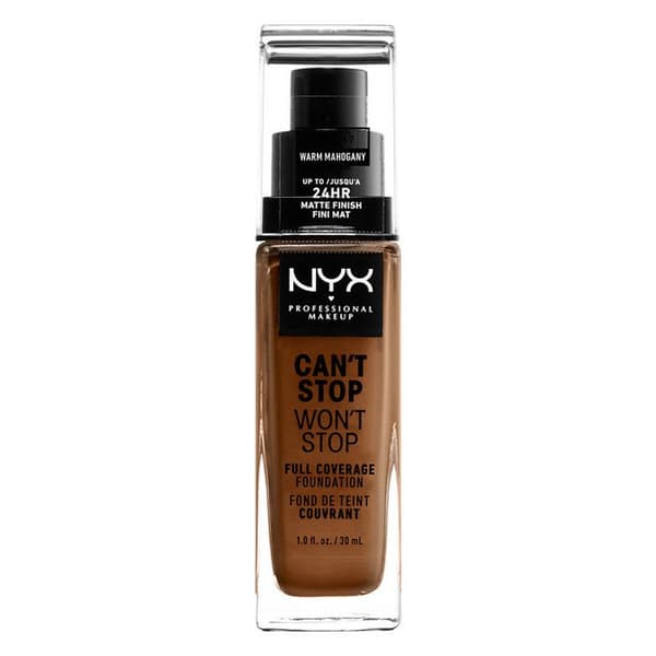 Foundation - NYX PROFESSIONAL MAKEUP - Can't Stop Won't Stop - Hög täckning - Vattentät - Matt finish