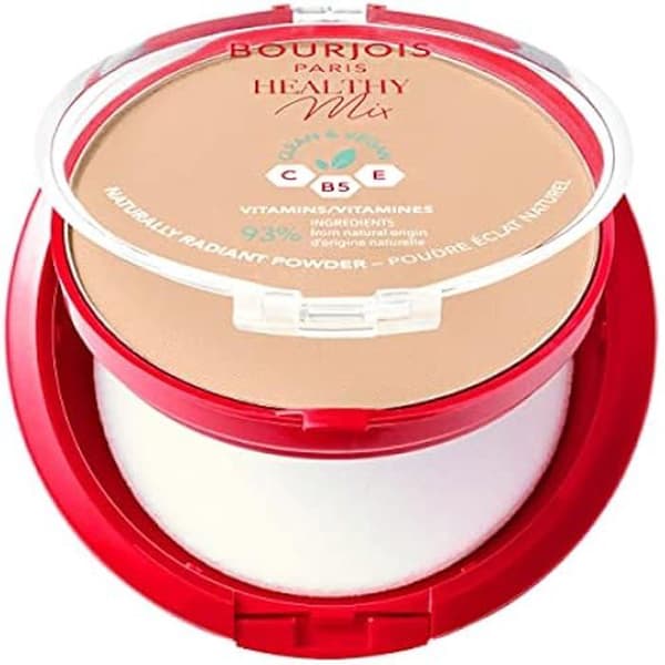Kompakt puder - BOURJOIS - Healthy Mix Clean - 4 Golden Beige - Vegan - Anti-fatigue - Långvarig