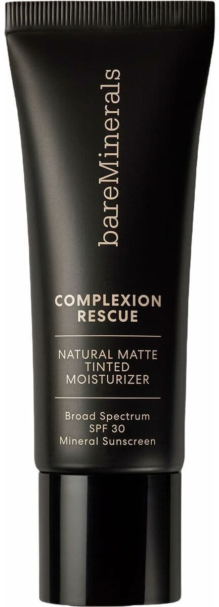 Hydrating Cream with Colour bareMinerals Complexion Rescue Suede Spf 30 35 ml