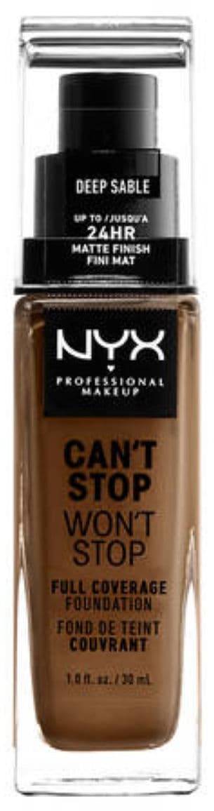 Crème Make-up Base NYX Can't Stop Won't Stop Deep Sable (30 ml)