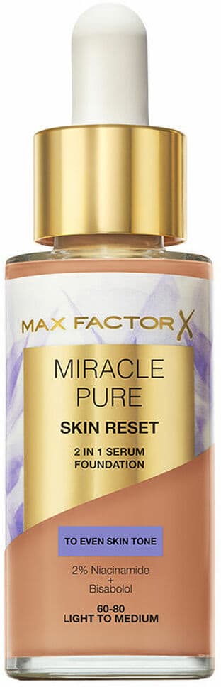 Perfecting Serum Max Factor MIRACLE PURE Nº 60-80 Light to Medium 30 ml