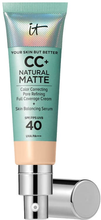 IT Cosmetics CC+ Natural Matte Base de Maquillaje en Crema SPF40 #Fair 32 ml