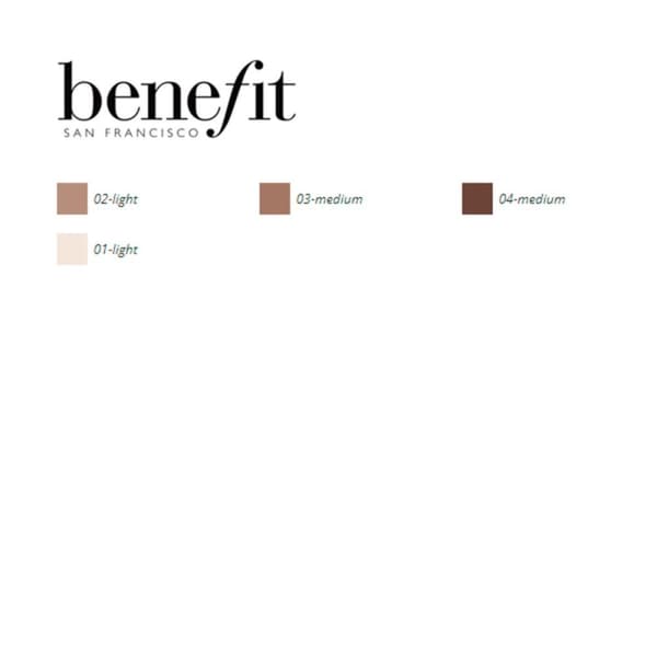 Make-up til Øjenbryn Benefit PRecisely 0,08 g - 02 - light