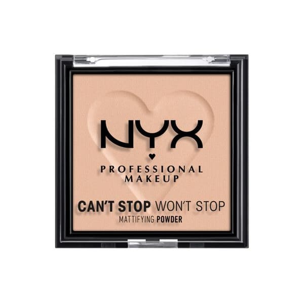 Mattifying Powder - NYX PROFESSIONAL MAKEUP - Can't Stop Won't Stop - Matt finish - Medium Shade - Vegan