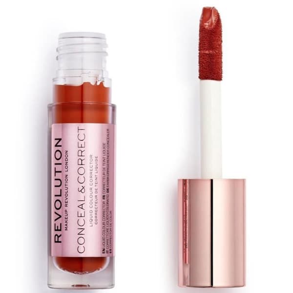 Makeup Revolution - Conceal &amp; Correct Concealer - Röd