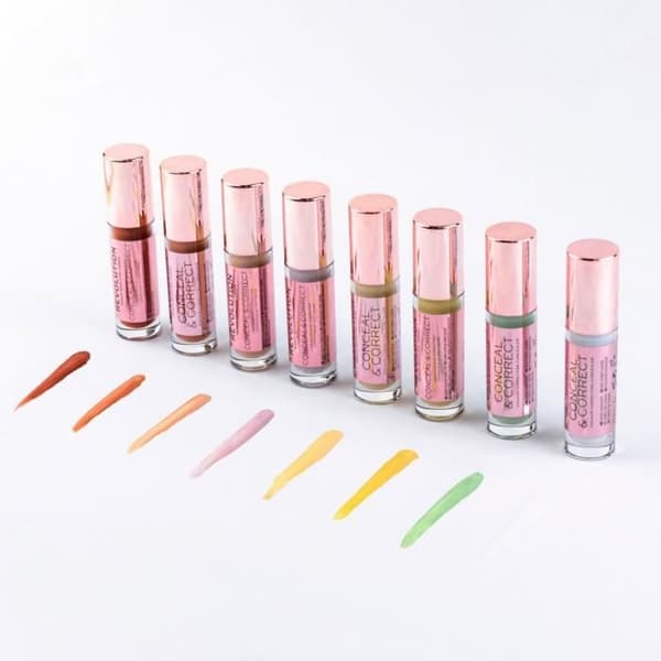 Makeup Revolution - Conceal &amp; Correct Concealer - Röd