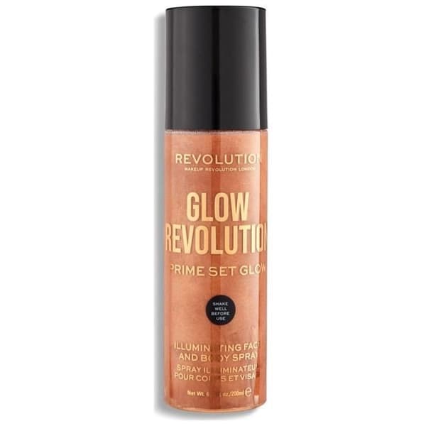 Makeup Revolution - Face and Body Illuminating Spray - Tidlös brons