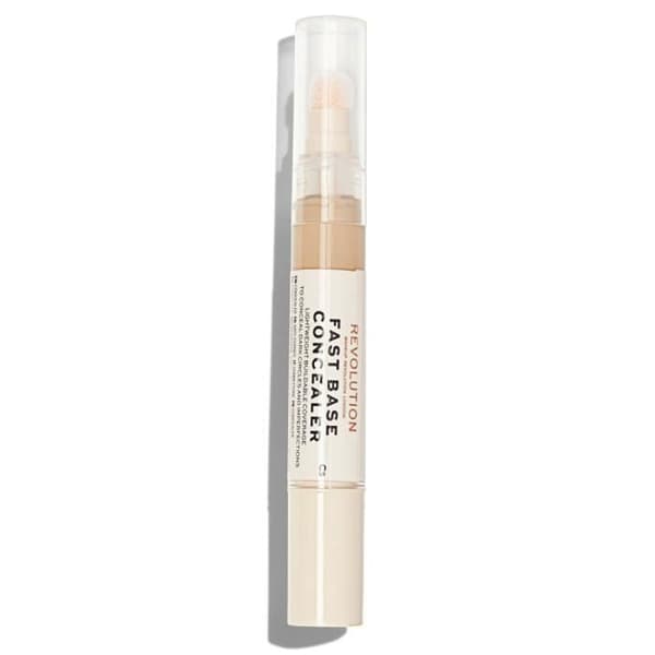 Korrektör Anticerne - Makeup Revolution - Fast Base - C5 - Beige - Kräms konsistens