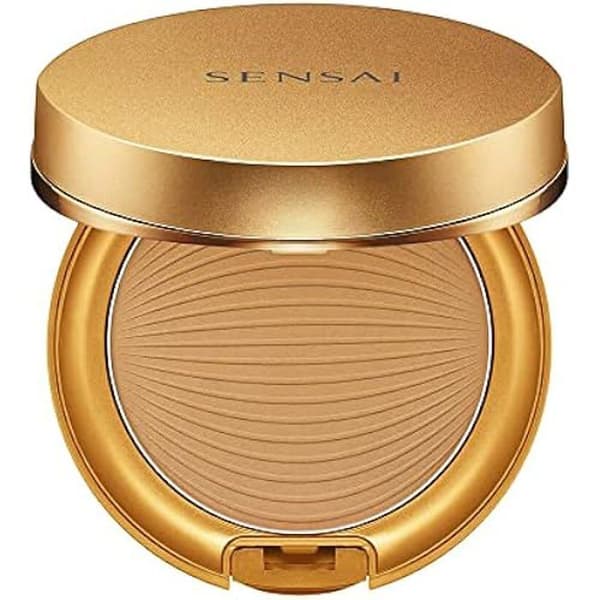 Pulver - SENSAI - Silky Bronze Natural Compact - Shade Sc04 - För alla hudtyper - Brun