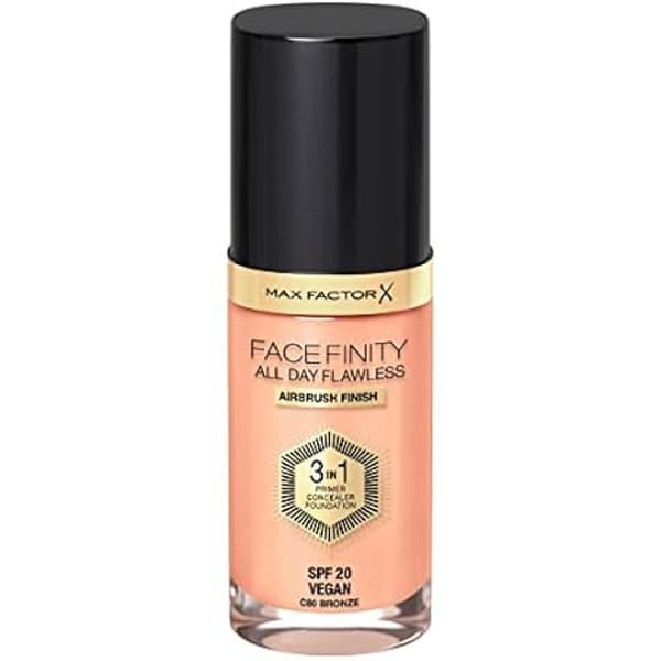 Foundation - MAX FACTOR - Face Finity All Day Flawless - 30 ml - Shade 80 Bronze - SPF 20