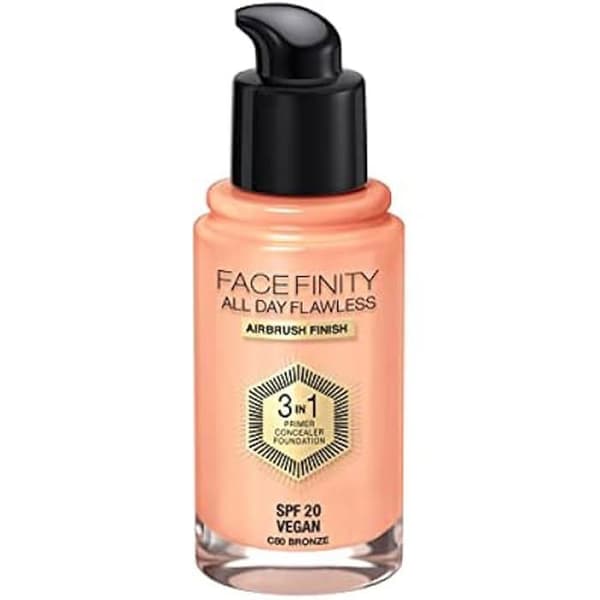 Foundation - MAX FACTOR - Face Finity All Day Flawless - 30 ml - Shade 80 Bronze - SPF 20