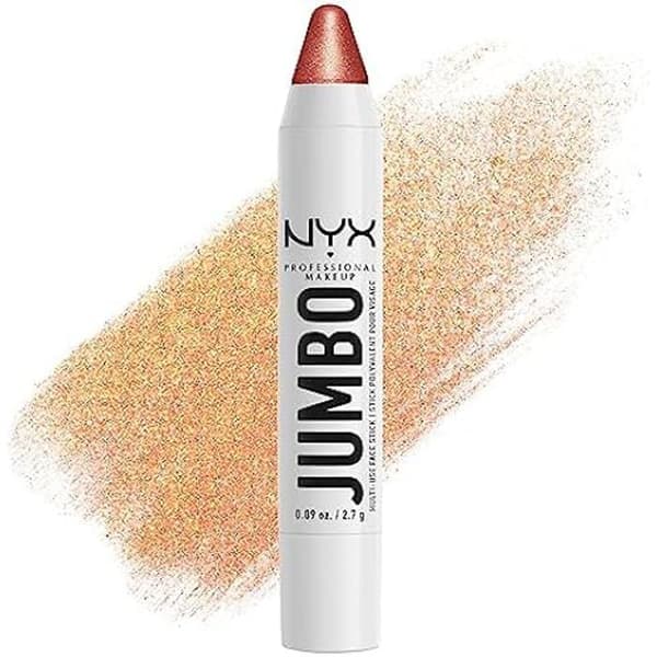 NYX Professionell Makeup Ansiktsöverstrykningspenna Jumbo Multi-Use Face Stick, intensiv färg, överstrykningspenna