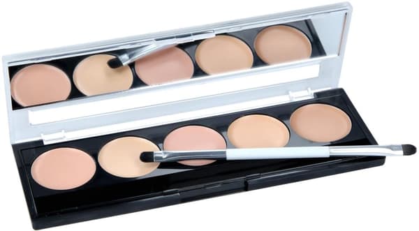 W7 Camouflage Kit Concealer Palette with Mirror and Applicator