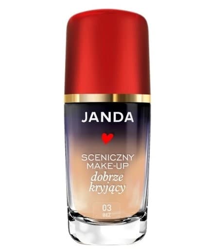 JANDA - läpinäkymätön lava MAKE-UP 03 BEIGE, 30 ml