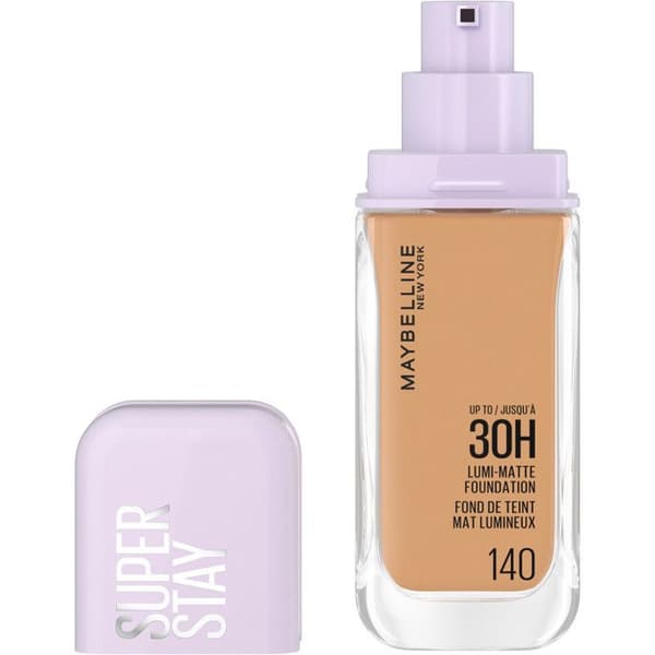 Täckföring - Maybelline New York - Superstay 30H - Lumi-Matte - Nyans 140 - Vegan