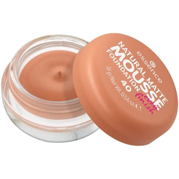Foundation Mousse - Essence - Natural Matte Mousse - Nyans 40 - Vegansk - Mattande