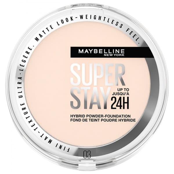 Pulver - Maybelline New York - Superstay 24h - N°03 - 9g - Vattentät och lätt