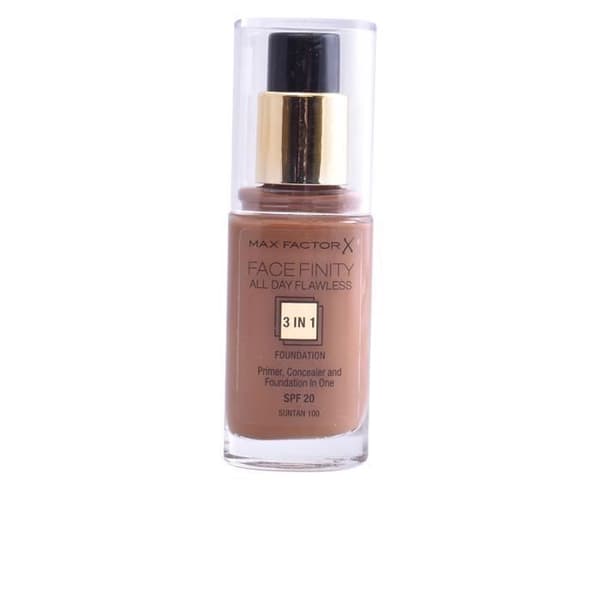 Facefinity All Day Flawless 3 In 1 Foundation 100-suntan 30 ml
