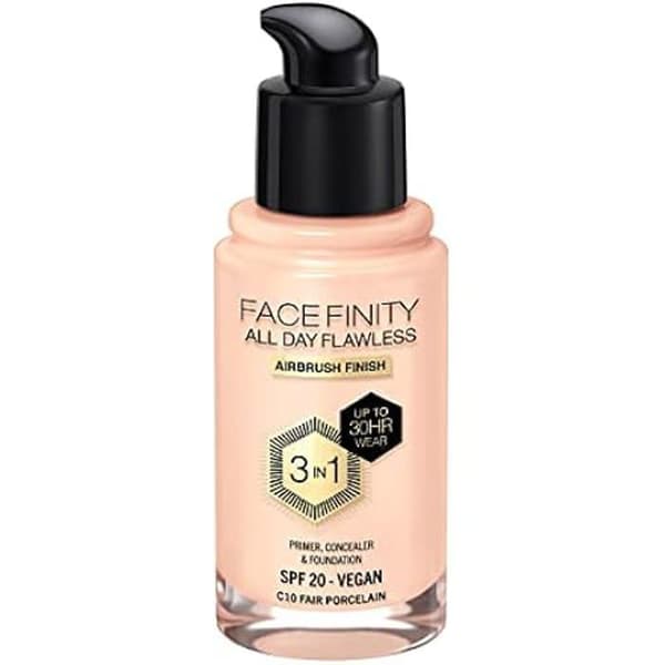 Foundation - MAX FACTOR - Facefinity 3-in-1 - SPF 20 - 30 ml - Fair Porslinsfärg