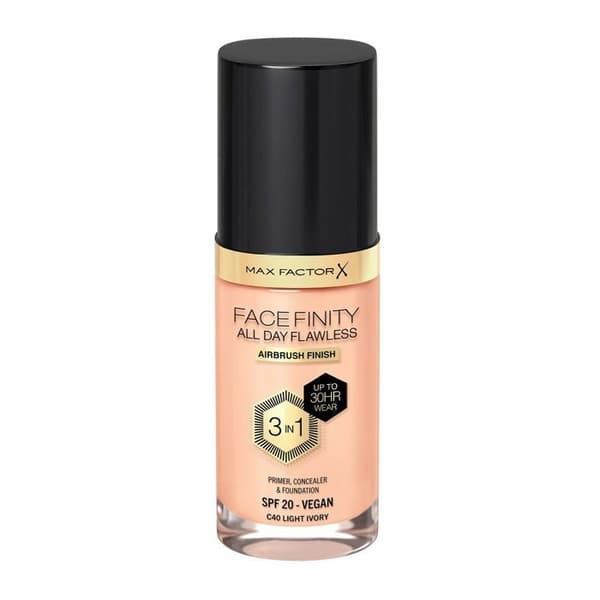 Max Factor Facefinity Flytande Foundation 3 i 1 Långvarig C40 Ljus Ivor, 30ml