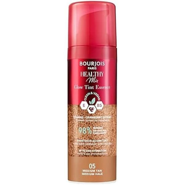 Foundation - BOURJOIS - Healthy Mix Glow Tint Essence - 30 ml - 05 Medium Fonce - 24h Hydration