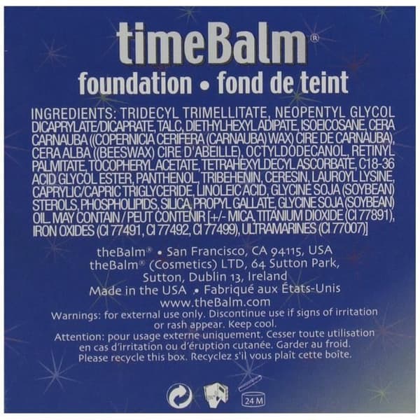 theBalm Timebalm Fond de Teint Lighter Than Light 21,3 g - 681619200229