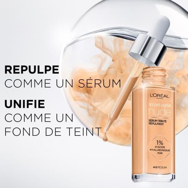 L'Oréal Paris Accord Parfait Tinted Plumping Serum 4-5 Medium