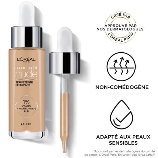 L'Oréal Paris Accord Parfait Tinted Plumping Serum 4-5 Medium