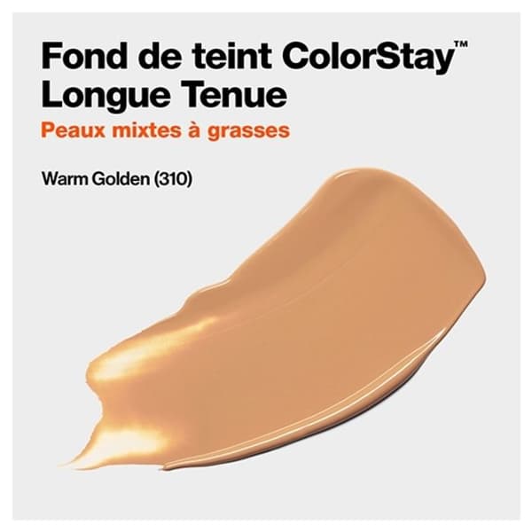 COLORSTAY foundation för kombinerad/fet hy #310-varmt guld 30 ml