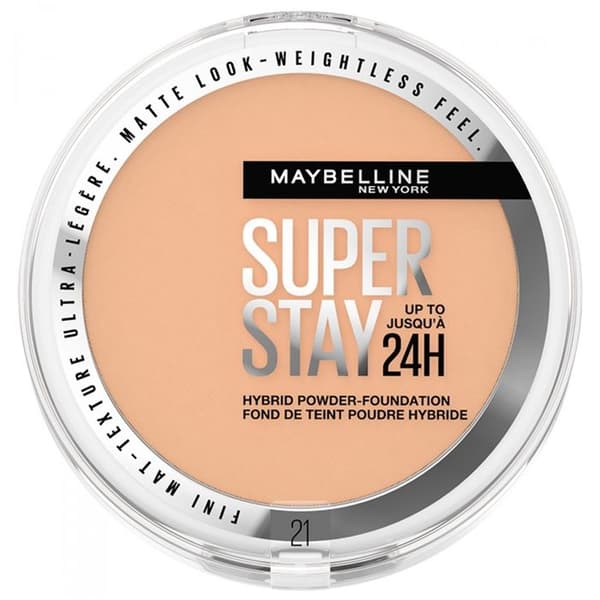 Maybelline New York Superstay 24H Hybrid 21 Long-Wear Powder Foundation - Beige