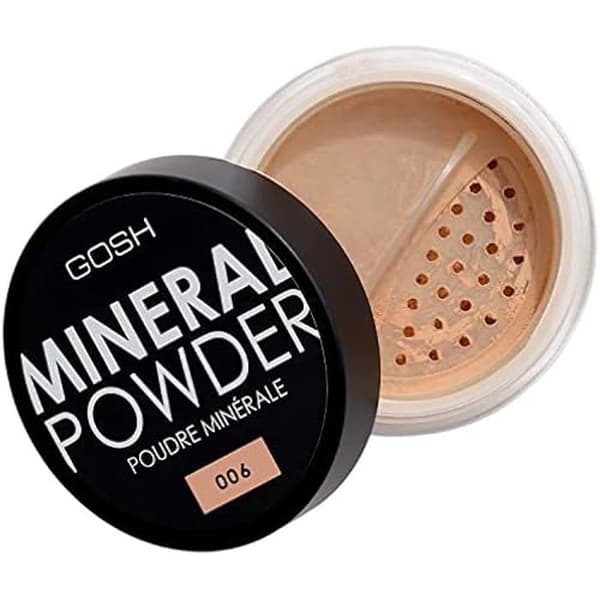 Mineralpulver - GOSH - 006 Honung - Beige - Alla hudtyper - Lätt puder