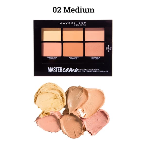 Maybelline Master Camo Colour Correcting Concealer Kit-02 Medium