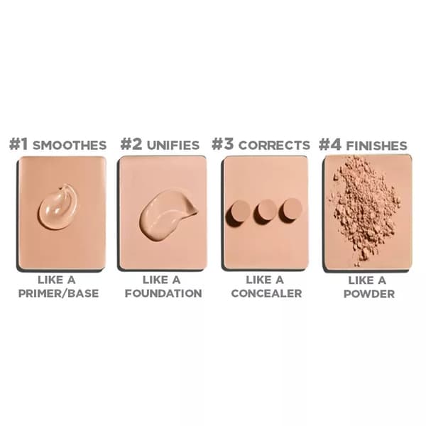 L'Oreal True Match Genius 4-in-1 SPF30 Cream to Powder Foundation-2C Rose Vanilla