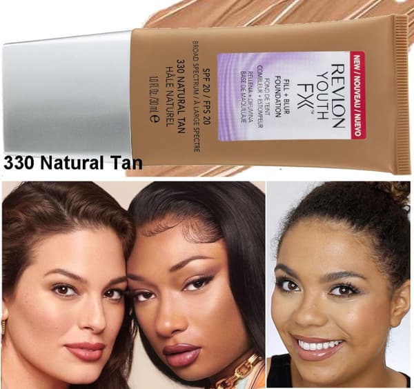 Revlon Youth Fill + Blur Foundation SPF20 - Natural Tan