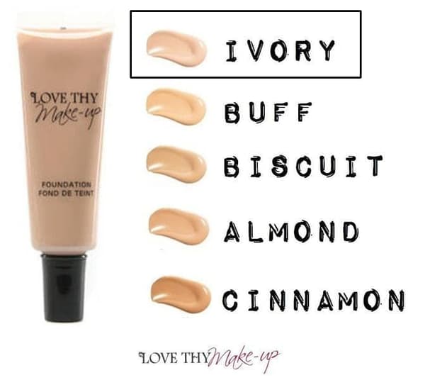 Love Thy Make-Up Cruelty-Free Creamy Matt Foundation-Ivory