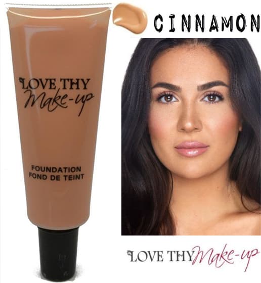 Love Thy Make-Up Cruelty-Free Creamy Matt Foundation-Cinnamon