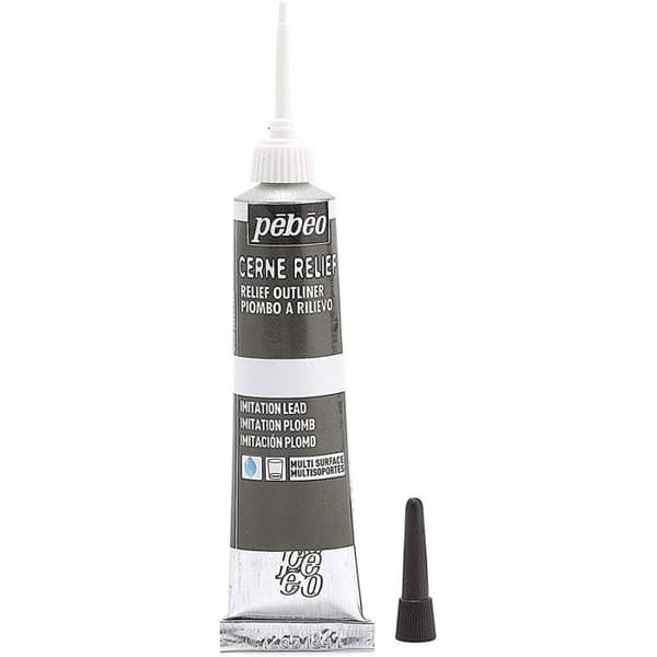Cerne relief - 20 ml ube av Cerne Relief Svart bly vattenbaserad för porslin, lergods, metall, glas etc. - Kapacitet: 20 ml