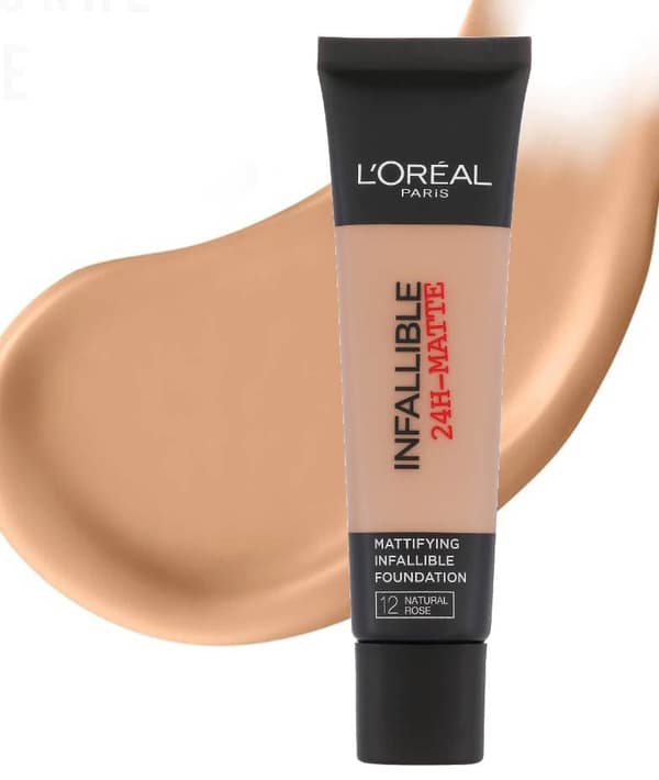 L'Oreal Infallible 24H-Matte Mattifying Foundation-Natural Rose