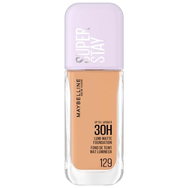 Foundation - Maybelline New York - Superstay Lumi Matte 129 - 27 nyanser - Vegan - Icke komedogen