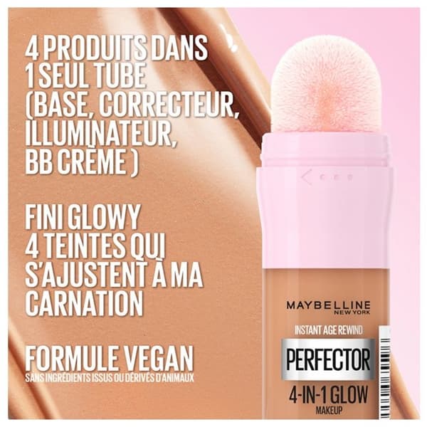 Foundation - Maybelline New York - Instant Glow Perfector 4-i-1 - 20ml - Färg Fair Light Cool