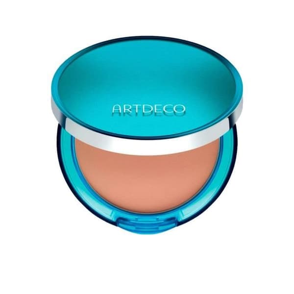 SOLSKYDD FÄRGAD PUDER SPF50 TORR VET & KALL MÖRK-50