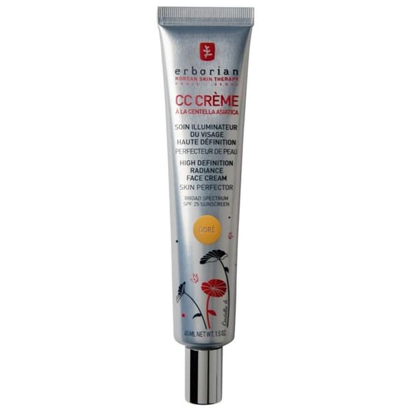 Fond de teint - Erborian - CC Crème HD - SPF 45 - Centella Asiatica - Guld 45ml