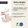 Miniatyrbild 2 av 2: Pulver - GOSH Copenhagen - I'm Sparkling Highlighter - Color Pearl Dust - Skimrande effekt - Lysande finish