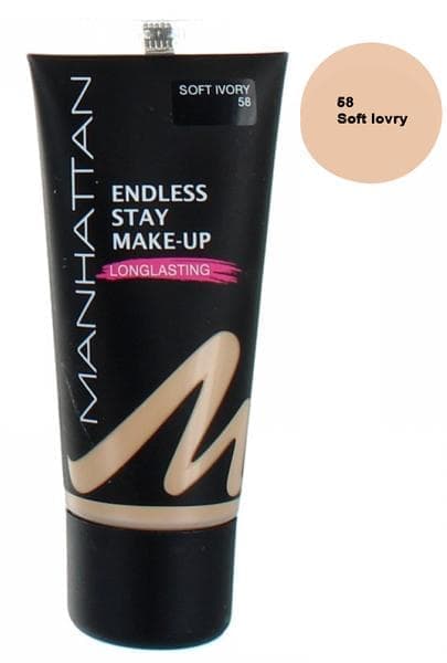 Manhattan Endless Stay Make-Up Foundation - 58 Soft Ivory