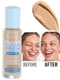 Miniatyrbild 2 av 3: Rimmel CLEAN Finish MATTE Foundation - 130 True Ivory