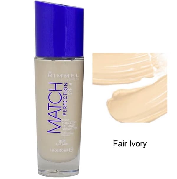 Rimmel Match Perfection Light Foundation SPF18-Fair Ivory