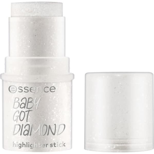 Belysande Stick - Essence - Baby Got Diamond - Silver Glitter - 5,4 g - Omedelbar lyster